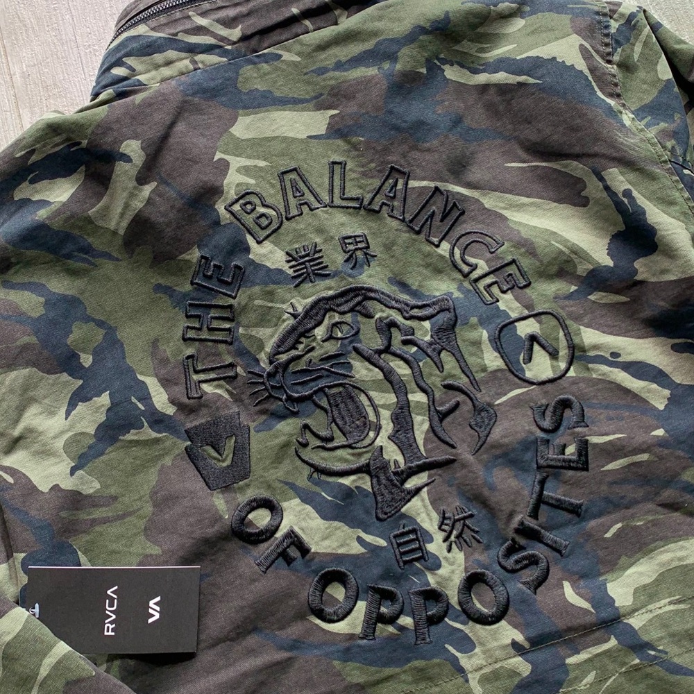 🔥🔥RVCA - EMBROIDERED FIELD CANVAS COAT🔥🔥 - Picture 2 of 10
